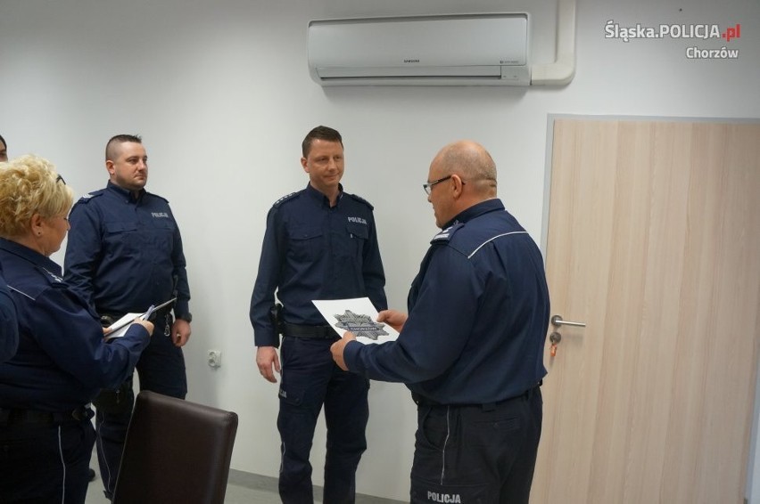 Nagrodzeni policjanci z Chorzowa