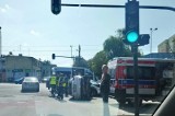 Poważny wypadek na skrzyżowaniu Paderewskiego i Tuszyńskiej [zdjęcia]