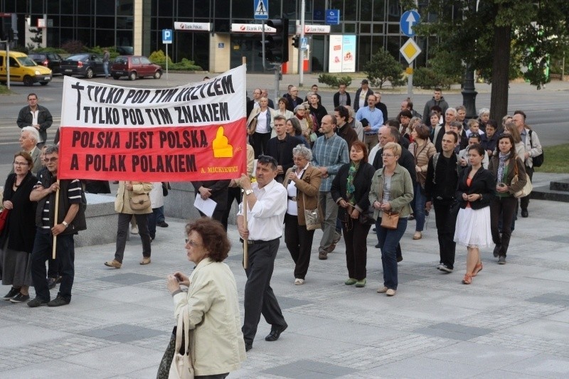 Protest przeciwko Golgocie Picnic przy Tymienieckiego [zdjęcia]