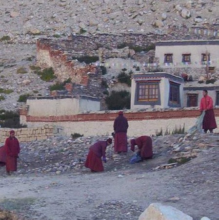 Rangbuk, klasztor pod Mount Everestem
