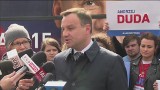 Andrzej Duda chce wziąć udział w telewizyjnej debacie. "To kwestia szacunku dla wyborców" (wideo)