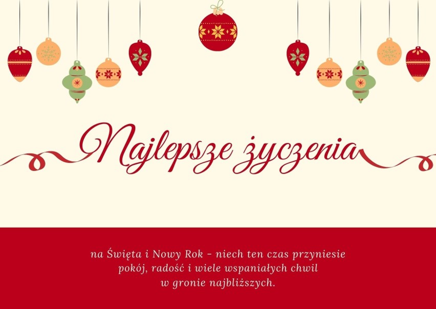 Kartki z życzeniami bożonarodzeniowymi online do pobrania.