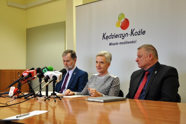 Konferencja władz Kędzierzyna-Koźla.