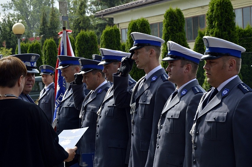 Gorlice. Święto policji, wręczono awanse i podziękowano za ciężką służbę [ZDJĘCIA]