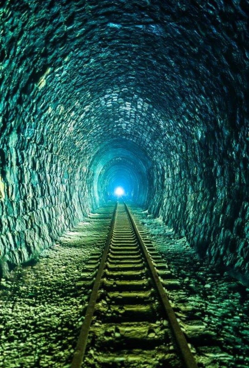 1.Tunel kolejki wąskotorowej w Szklarach...