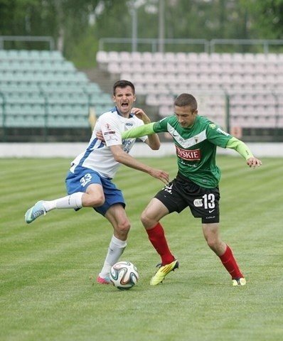 GKS Tychy - Flota 2:3. Dwie bramki Olszara [ZOBACZ ZDJĘCIA i WIDEO, OPINIE]