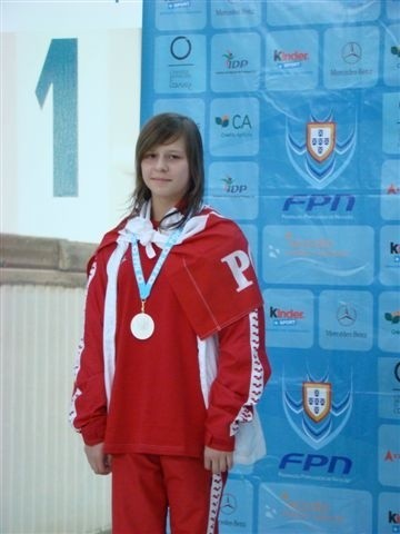 Paulina Nowak z Wodnika Radom trzykrotnie stanęła na podium pływackiego mityngu w Portugalii
