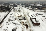 Potężne utrudnienia w Dąbrowie Górniczej od 24 lutego. Budują rondo, tunel pod torami kolejowymi i nowe drogi