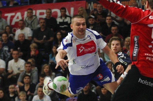 Grzegorz Sobut, był wyróżniającą się postacią meczu z Gwardią Opole.