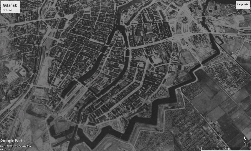 Gdańsk, Stare Miasto, 1943 rok...