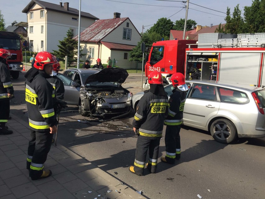 Wypadek na ul. Gajowej w Białymstoku. Trzy osoby zostały...