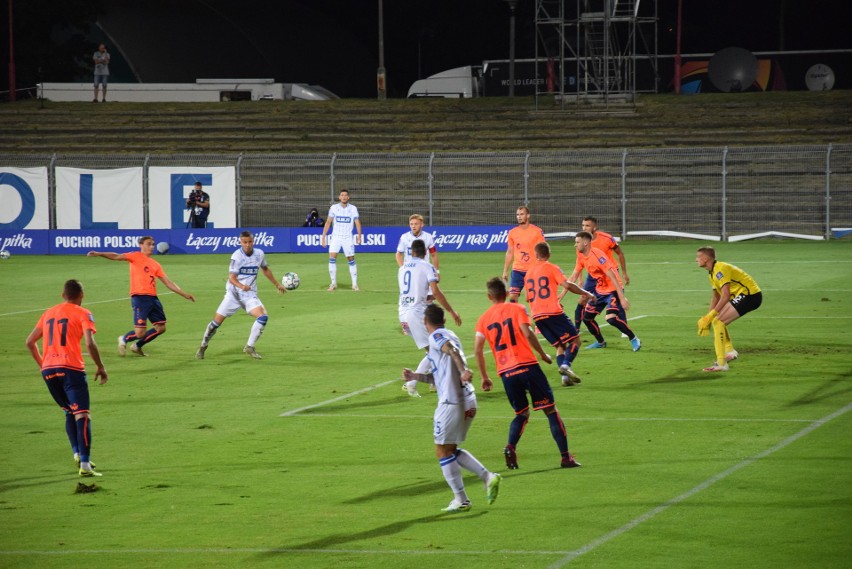 Lubomir Satka za chwilę da prowadzenie gościom 1-0.