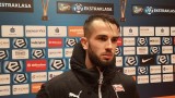 Mateusz Wdowiak po meczu Zagłębie Lubin - Cracovia: Decyzje sędziego były kontrowersyjne [WIDEO]