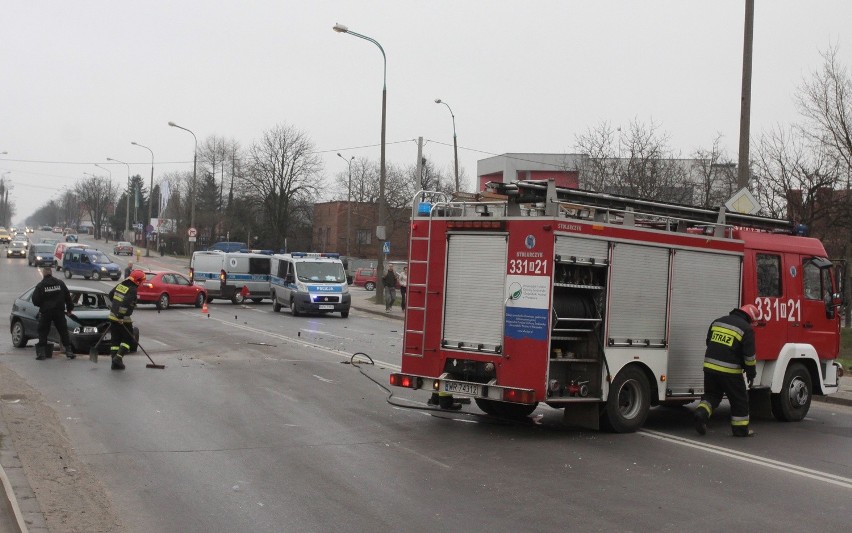 Wypadek na ulicy Lubelskiej w Radomiu