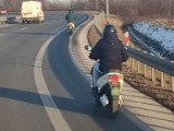 Kraków. Skuterami po autostradzie A4 prosto w ręce policjantów