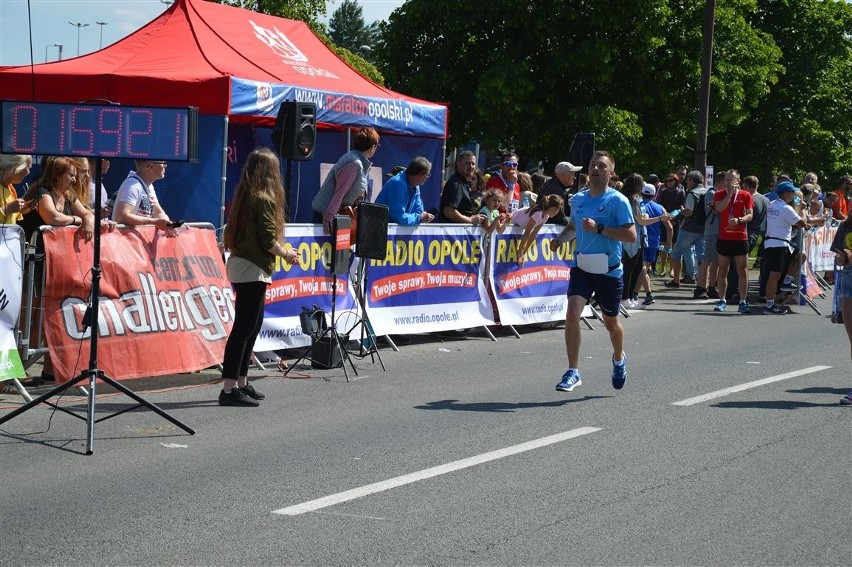8. Maraton Opolski - finisz i meta.