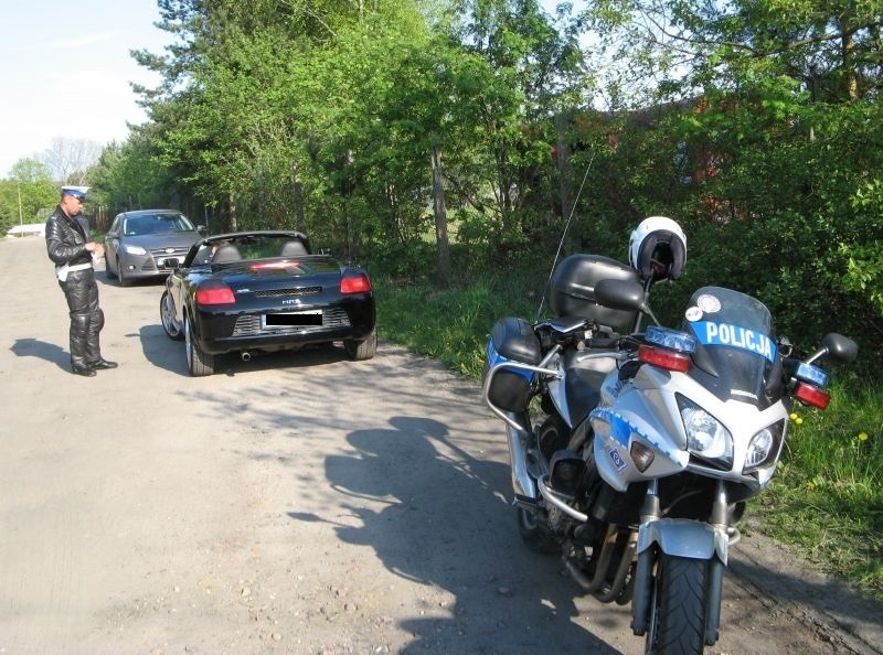 Patrole na motocyklach lubuskich policjantów.