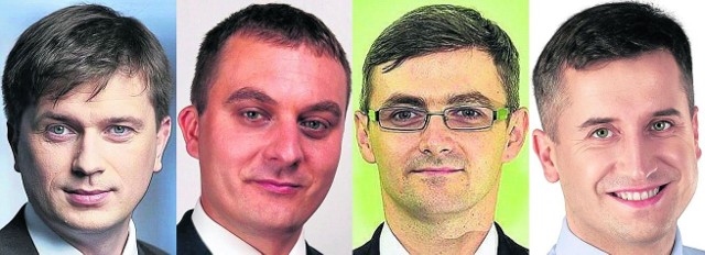 Od lewej Arkadiusz Bąk, Tomasz Zbróg, Krystian Jarubas, Kamil Suchański.