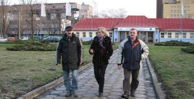 Na zdjęciu zaniepokojeni związkowcy z Janikowa (od lewej): Marek Panas, Małgorzata Gołaszewska i Paweł Krajewski