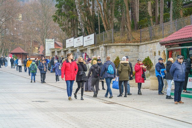 Krynica-Zdrój popularna w długi weekend