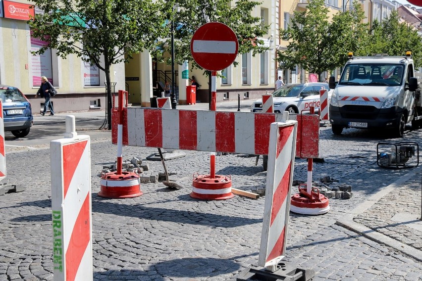 Sierpień 2020. Remonty ulic w Białymstoku