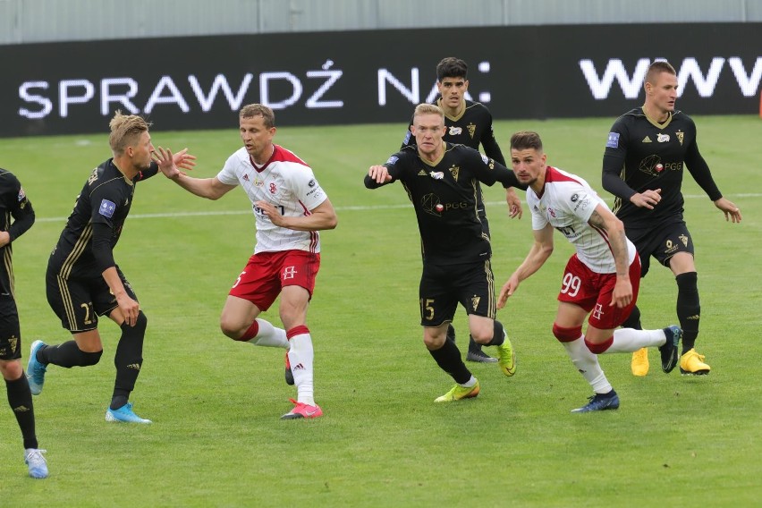 30-06-2020 lodz .mecz lks lodz gornik zabrze wygrany przez...