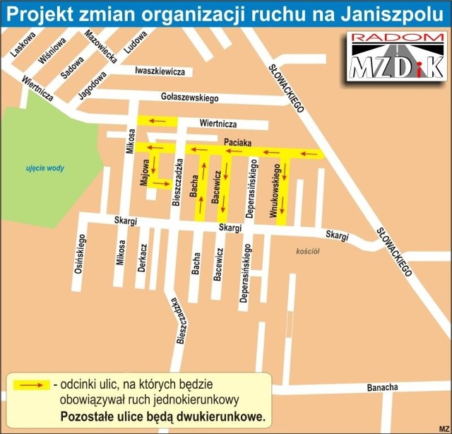 Ostateczny projekt zmian organizacji ruchu na Janiszpolu.