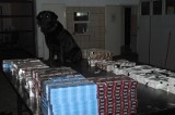 Pies Questo wywęszył 1750 paczek papierosów ukrytych w oplu