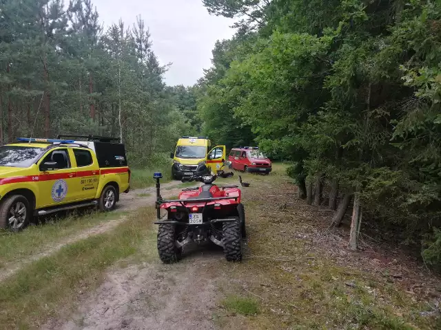 Poszukiwania w powiecie białogardzkim.