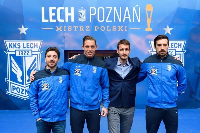 Lech Poznań zaprezentował nowych piłkarzy