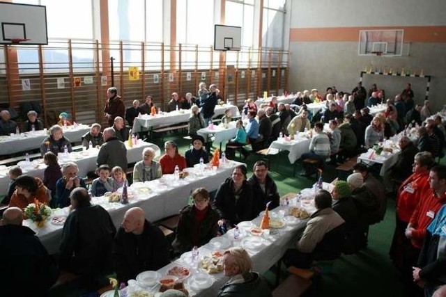 Śniadanie wielkanocne zorganizowane w 2013 roku.