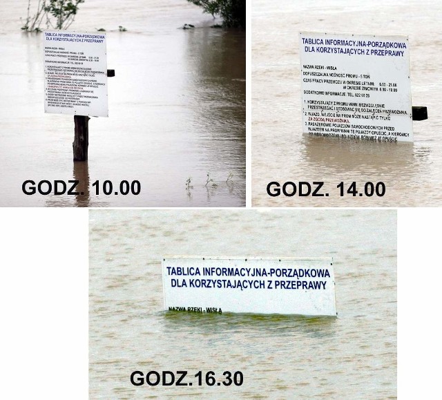 W Tarnobrzegu poziom wody w Wiśle wciąż się podnosi.