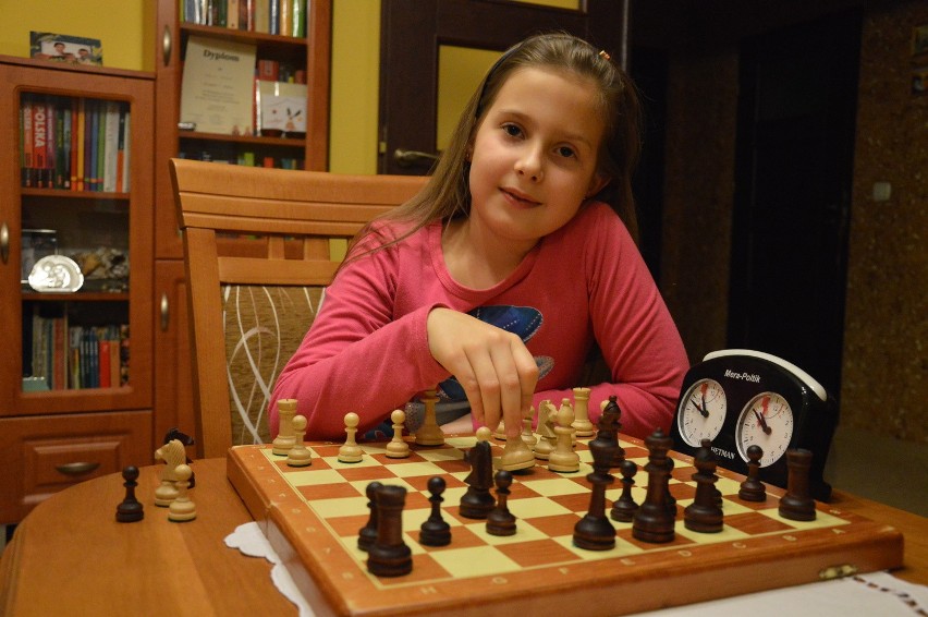 Tarnów. Dziewięciolatka mistrzynią szachownicy