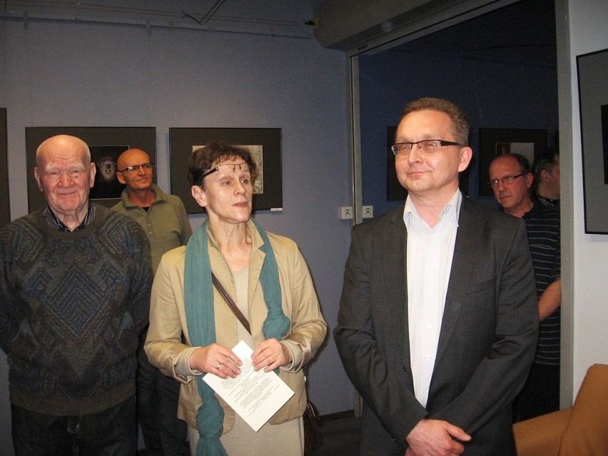 O wystawie mówiła Barbara Polakowska, prezes zarządu...