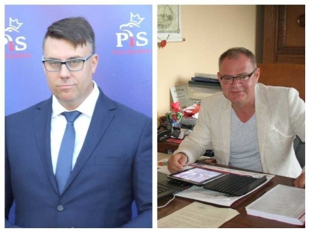 Kandydaci na burmistrza Chełmna: Michał Majewski (z lewej) i Mariusz Kędzierski