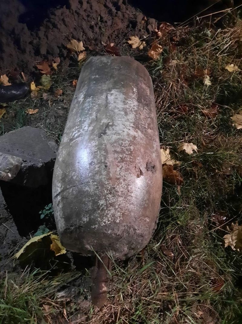 Niewybuch znaleziony 7 listopada w Suchatówce (gmina...