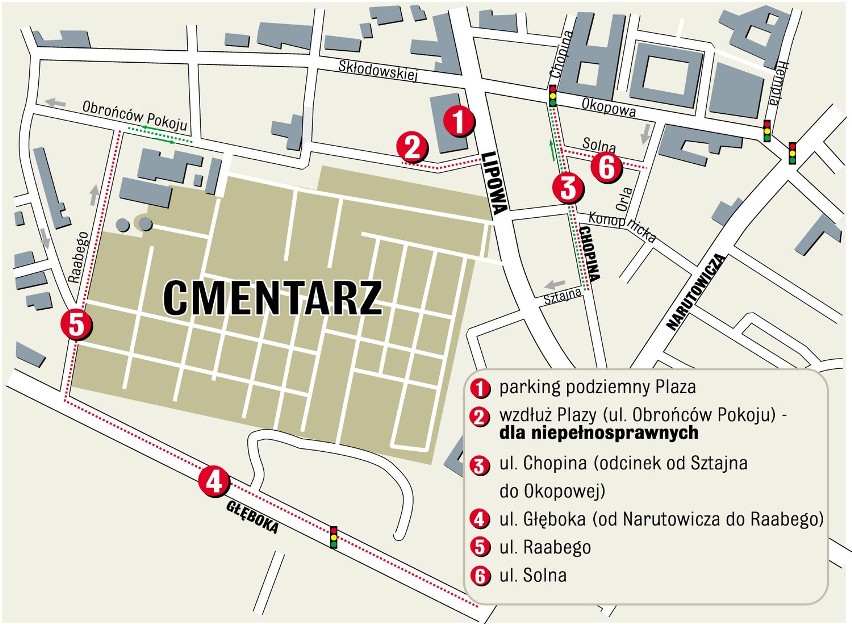 670 aut będzie mogło za darmo zaparkować 1.11 na parkingu CH...