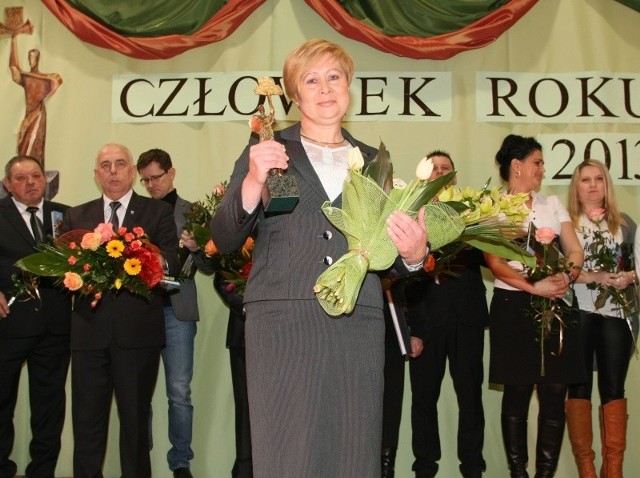 Bożena Petrus, Dyrektor Zespołu Szkół w Pierzchnicy została człowiekiem 2013 roku w gminie Pierzchnica.