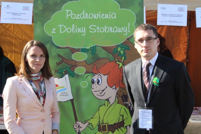 LGD Dolina Stobrawy: Tomasz Paluch i Joanna Leśnierowska.