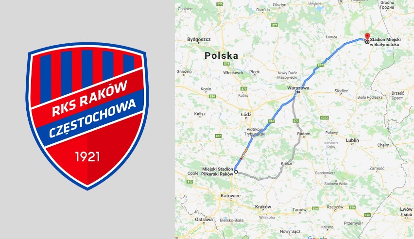 504 kilometry - Pogoń Szczecin...