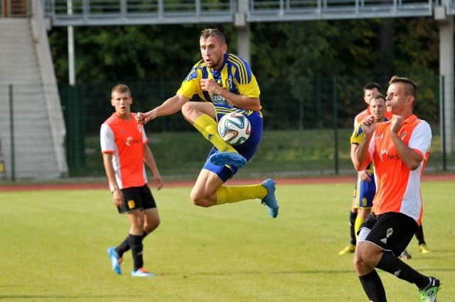 Pomocnik Stali Krzysztof Gancarczyk pierwszego gola strzelił, a przy drugim zanotował asystę.