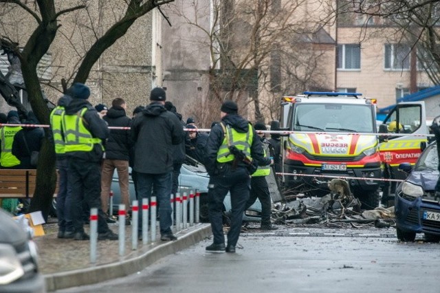 14 osób zginęło w katastrofie śmigłowca w Browarach koło Kijowa na Ukrainie. Wśród ofiar jest szef MSW Ukrainy Denys Monastyrski.