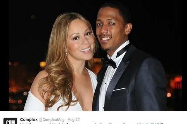 Mariah Carey i Nick Cannon (fot. screen z Twitter.com)