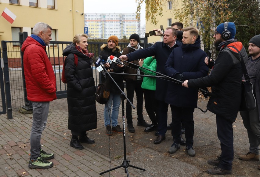 Konferencja prasowa posłanki Lewicy Joanny Scheuring-Wielgus...