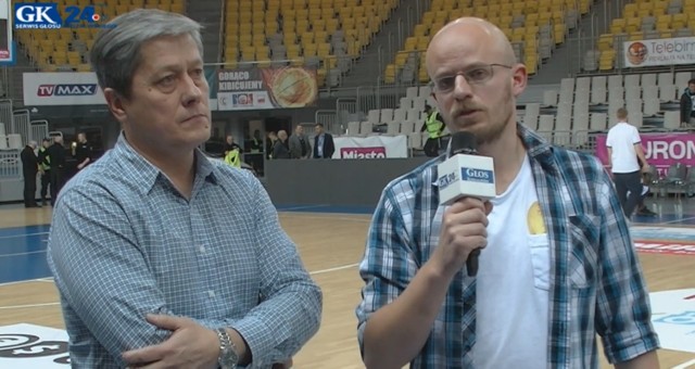 Głównym gościem magazynu koszykarskiego GK24.pl jest Józef Janiel (z lewej), były trener AZS.