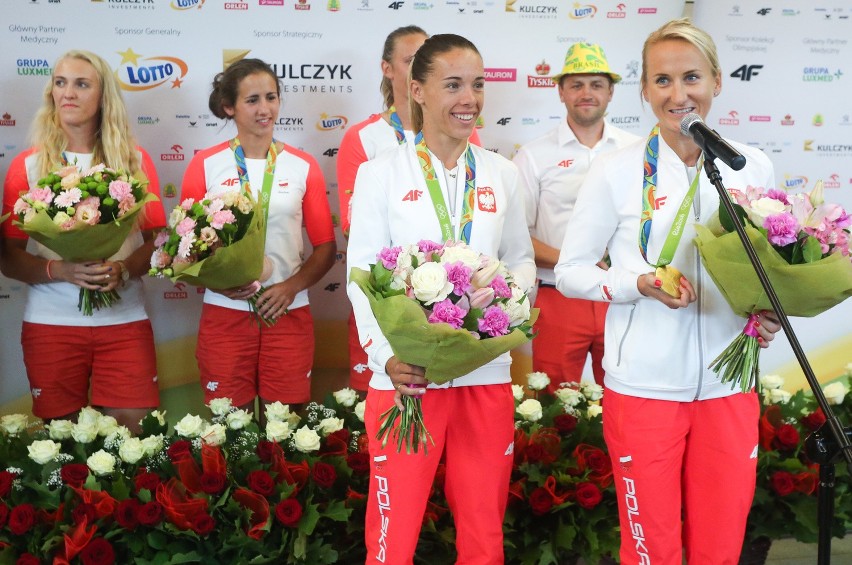 Polskie medalistki z Rio promieniały szczęściem