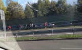 Wielki korek na S 86 w kierunku Sosnowca: kolizja czterech samochodów ZDJĘCIA