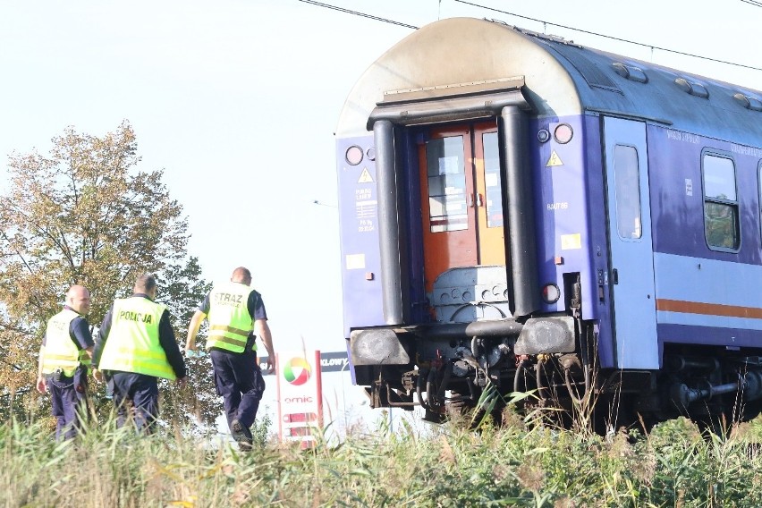 Maszynista zgłosił, że mógł kogoś potrącić. Nikogo jednak nie znaleziono 