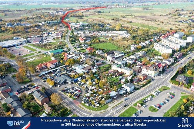 Ulice w Sławnie przebudowane zostaną w ramach Rządowego Funduszu Polski Ład - Programu Inwestycji Strategicznych.