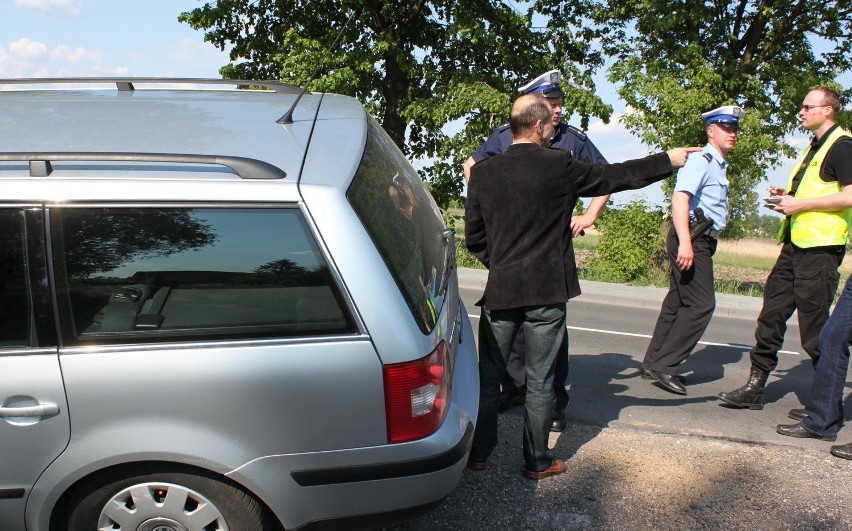 Potrącenie 14-letniego motrowerzysty w Konecku